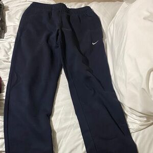 Nike Dark Blue Sweatpants with Logo